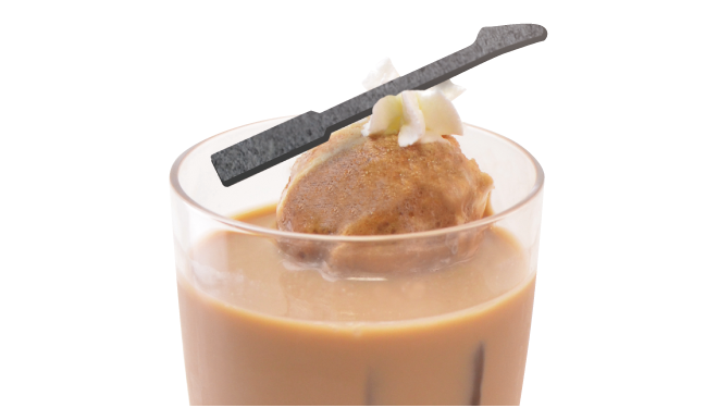 ハイネ先生のアイスカフェオレ