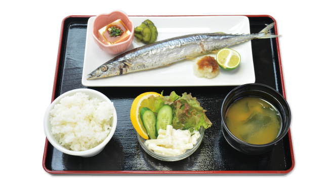 大鍋屋のサンマ御膳