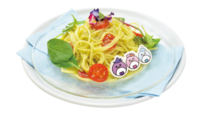 「みんなに幸せの雨、降り注ぎますように!」ハッピーレイン♪のどしゃぶり冷製パスタ