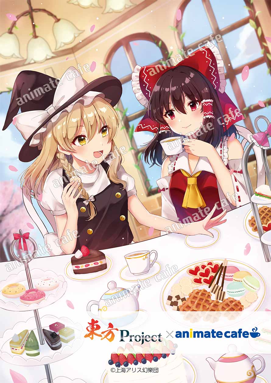 東方project コラボ作品 アニメイトカフェ